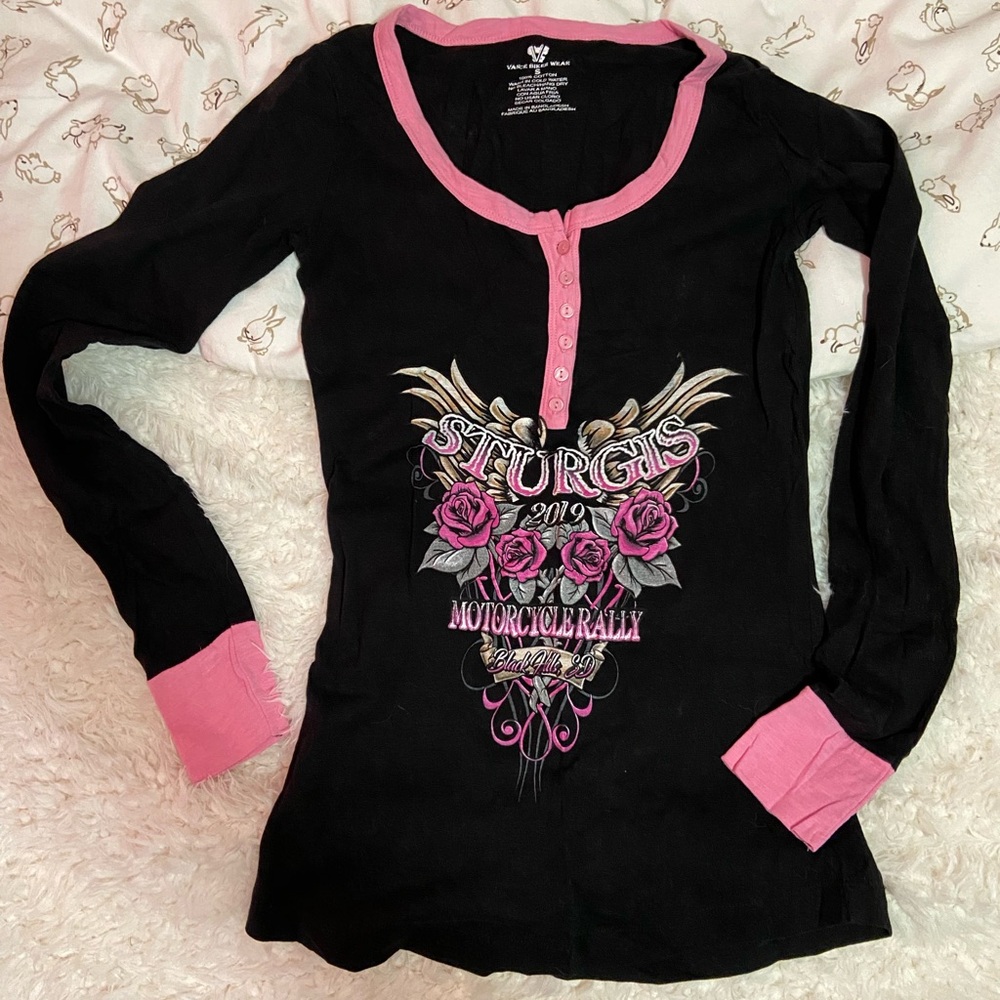 4 biker rally tops